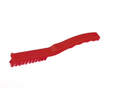 9” 9" Detail Brush – Stiff Fill (red)