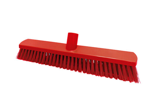 T15” Push Broom – Stiff Fill (red)